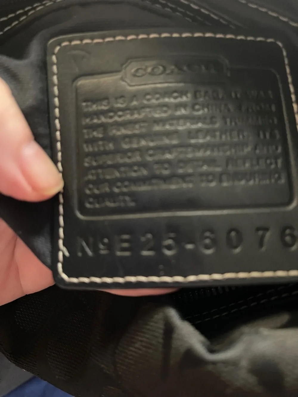 Coach Canvas and Leather Mid 2000s Black Signature Jacquard Bucket Bag E25-6076 - Picture 6 of 10